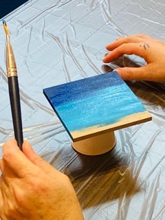 レジンアートワークショップ様子画像５
