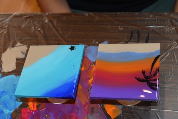 レジンアートワークショップ様子画像７